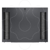 Imagem de Alimentacao Bipartida Atraves de Paineis Laterais NetShelter SX 42U 1070mm em Preto Qtd. 2