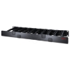 Imagem de Gestor de Cabo Horizontal 1U x 6 polegadas de Profundidade Lado Unico com Cobertura