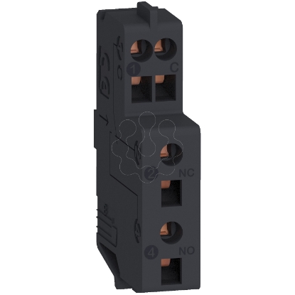 Mostrar detalhes para TeSys GV4 - Contacto auxiliar OF ou SD para GV4 Imagem de TeSys GV4 - Contacto auxiliar OF ou SD para GV4