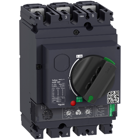 Imagem de Disjuntor motor termomagnetico TeSys GV5 3P 150 A Icu 36kA