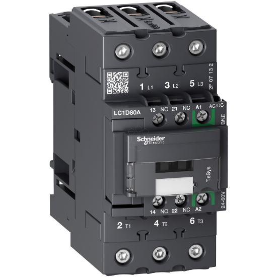 Imagem de TeSys D contactor 3P 66A AC-3 up to 440V coil 24-60V AC/DC EverLink