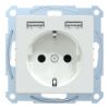 Imagem de M-Elegance - Tomada 2P+T + carregador USB - 16A - 2.4A - Branco ativo