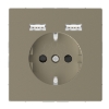 Imagem de D-Life - Tomada 2P+T + Carregador 2xUSB - 2.4A - 16A - Sahara