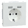 Imagem de D-Life - Tomada 2P+T + Carregador 2xUSB - 2.4A - 16A - Branco