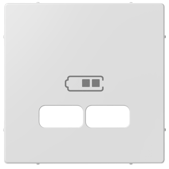Imagem de M-Elegance - Centro de tomada carregador USB - Branco ativo