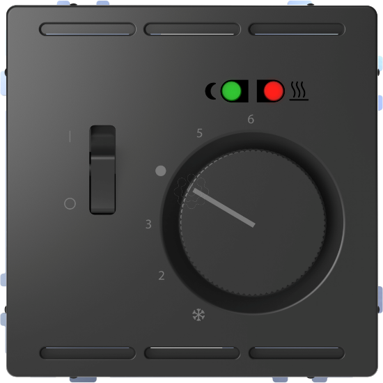 Imagem de D-Life - Termostato de piso radiante com interruptor - 230 V - Antracite