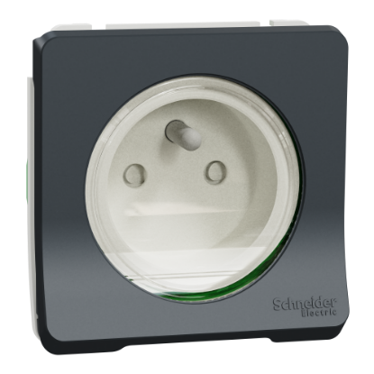 Mostrar detalhes para Mureva Styl - socket-outlet - 16A - 2P + E - shutters - grey Imagem de Mureva Styl - socket-outlet - 16A - 2P + E - shutters - grey
