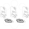 Imagem de Cable interlocking kit 2N+1R - for MTZ2/MTZ3/NW fixed/drawout - spare part