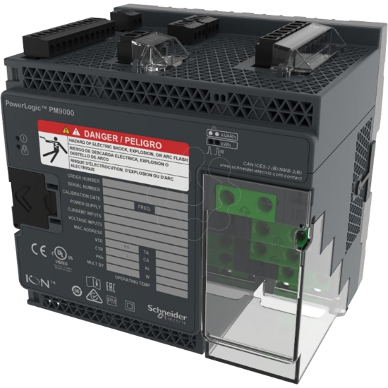 Imagem de PowerLogic™ ION9000  Analisador de rede   calha DIN corrente de entrada de baixa tensao sem visor kit HW