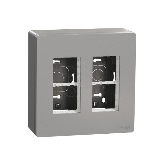 Imagem de Nova Nova Unica system - Postos de trabalho - saliente - modulos 2 x 4 - Aluminio