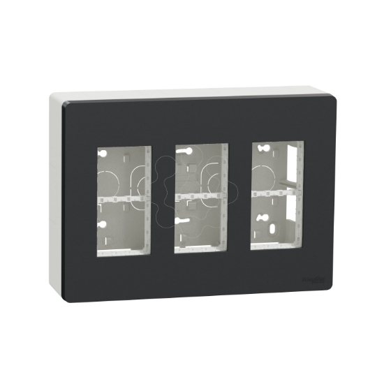 Imagem de Nova Nova Unica system - Postos de trabalho - saliente - modulos 3 x 4 - Antracite