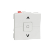 Imagem de Interruptor de estores c/STOP Unica 6A Branco