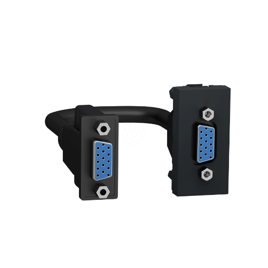 Imagem de Nova Unica - Tomada VGA femea 1 mod. - Antracite