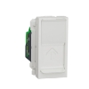 Imagem de Nova Unica - Tomada RJ45 1 mod. - cat.6A - FTP - Branco
