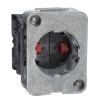 Imagem de Bloco de contacto de retorno por mola   1 nc   montagem frontal centros de 30 ou 40 mm