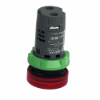 Imagem de Luz piloto monolitico plastico vermelho o22 lente simples com led integral 230 ... 240 v ac