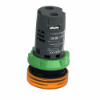 Imagem de Luz piloto monolitico plastico laranja o22 lente simples com led integral 230 ... 240 v ac