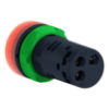 Imagem de Buzzer 110/120v a luz vermelha vermelha continua ou intermitente