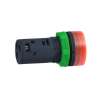 Imagem de Buzzer luz vermelha vermelha continua ou intermitente 230/240v a