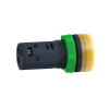 Imagem de Buzzer amarelo luminoso continuo ou intermitente 230/240v a