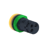 Imagem de Buzzer amarelo luminoso continuo ou intermitente 230/240v a