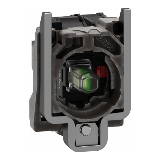 Imagem de Corpo completo/contato e bloco luminoso Harmony XB4 branco LED universal corpo/colar de fixacao 1NC 110...120V