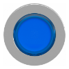 Imagem de Flush mounted blue flush caps illum pushbutton head for intecim al led push push