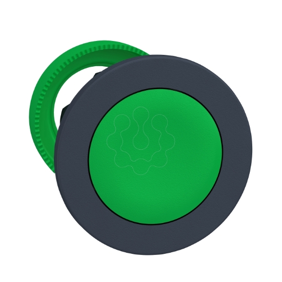 Imagem de Boton flush verde cabeca