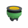 Imagem de Flush mounted illuminated push button yellow with flush caps