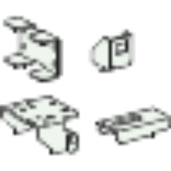 Imagem de Spacial SF 6G - Mounting plate fixing kit