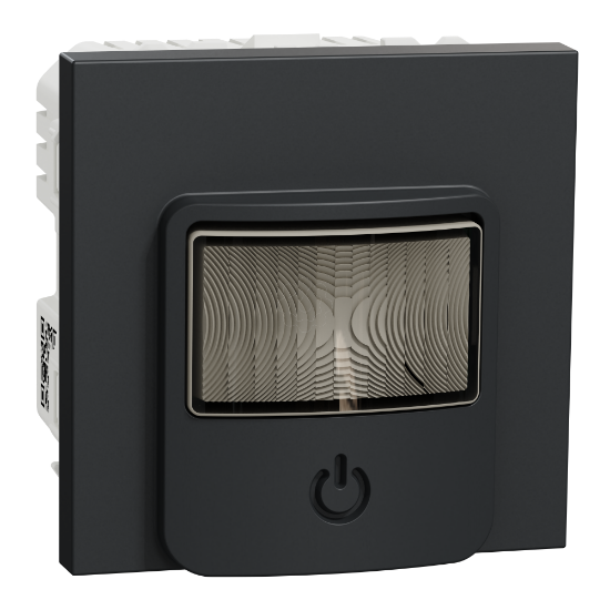 Imagem de Nova Unica - Sensor de movimento Wiser com interruptor - 10A - Antracite