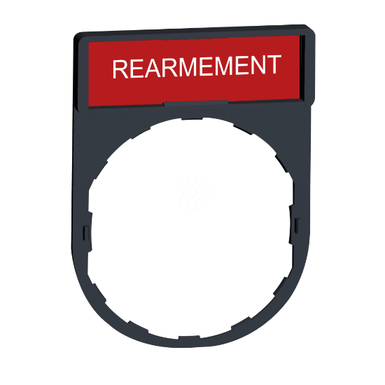 Imagem de Suporte de etiqueta frances rearmement