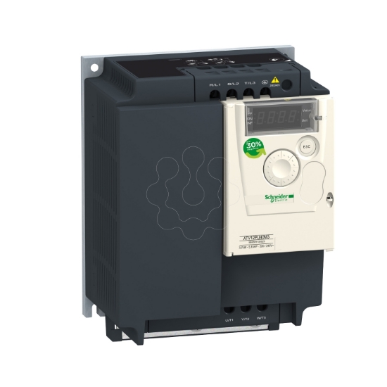 Imagem de Variador de velocidade ATV12 - 3kW - 3 hp - 3PH - 200..240V - na placa de base