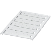 Imagem de MARKING CARD WITH 6 STRIPS 8MM UNPRINTED 42 CHARACTERS WHITE