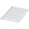 Imagem de MARKING CARD WITH 6 STRIPS 8MM UNPRINTED 42 CHARACTERS WHITE