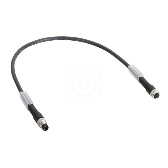 Imagem de margarida cabo de alimentacao de cadeia - linear - 2 x M8 macho-femea - 5m