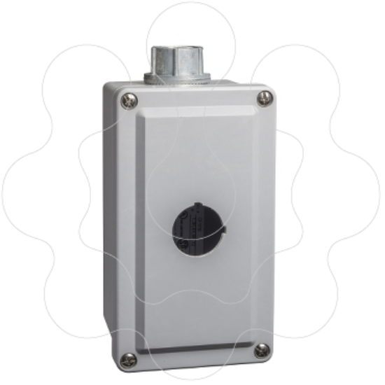 Imagem de empty control station - 9001T - aluminium - 1 cut-out O 30