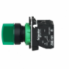 Imagem de Selector iluminado verde 3 posicoes fijas 230v 1na1nc