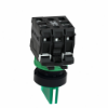Imagem de Selector iluminado verde 3 posicoes fijas 230v 1na1nc