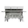 Imagem de Asfora - Interruptor de triplo - Aluminio