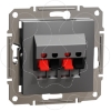 Imagem de Asfora loudspeaker socket anthracite