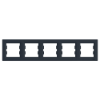 Imagem de Horizontal 5 gang frame anthracite