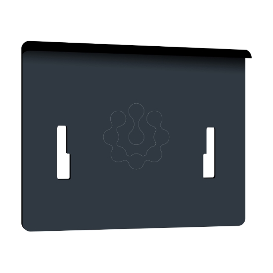 Imagem de set of ten metalic shutters to keep IP55 when graphic display is removed