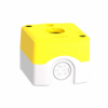 Imagem de Cor caixa amarela vazia para iluminado e.stop 1 furo
