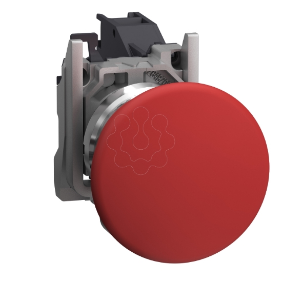 Imagem de Complete push button Harmony XB4 Explosive atmosphere red mushroom pushbutton