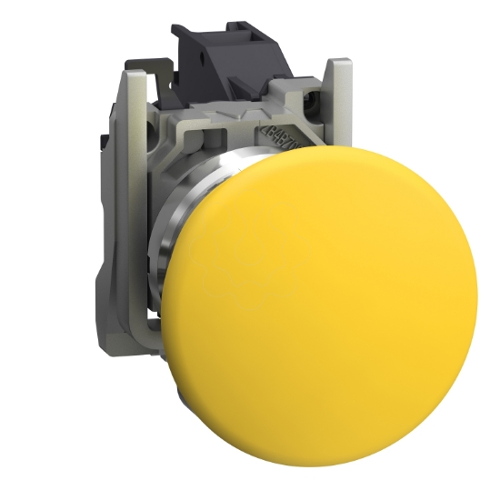 Imagem de Complete push button Harmony XB4 Explosive atmosphere yellow mushroom pushbutton
