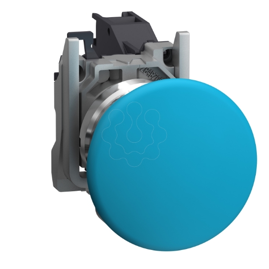Imagem de Complete push button Harmony XB4 Explosive atmosphere blue mushroom pushbutton