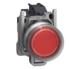 Imagem de Complete push button Harmony XB4 Explosive atmosphere pushbutton red with boot and legend insertion