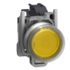 Imagem de Complete push button Harmony XB4 Explosive atmosphere pushbutton yellow with boot and legend insertion