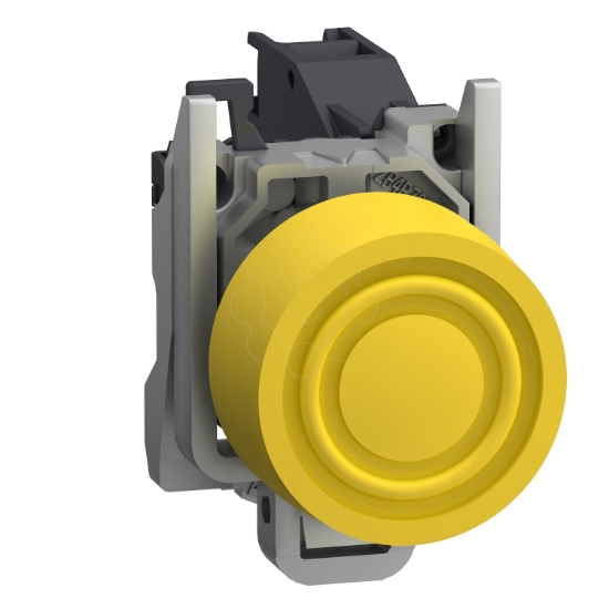 Imagem de Complete push button Harmony XB4 Explosive atmosphere pushbutton yellow with integrated boot